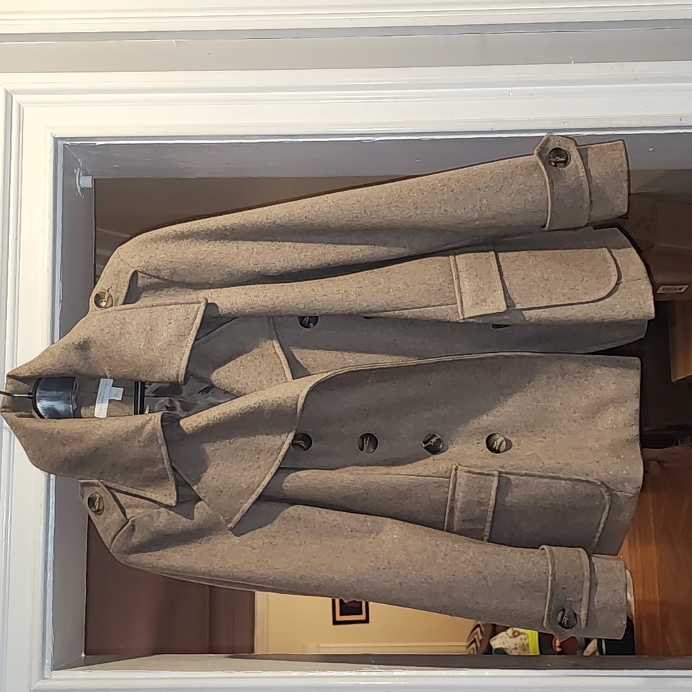 NWOT Wool Blend Peacoat - Picture 2 of 12